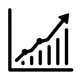 increasing lines on graph icon-1